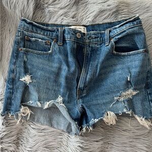 Abercrombie & Fitch Denim Shorts |  High Rise Mom Short